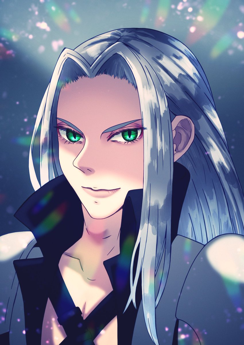 セフィロス「FF7RとCCR面白かった#セフィロス #Sephiroth#FF7 #FF7R」|猫耳のイラスト
