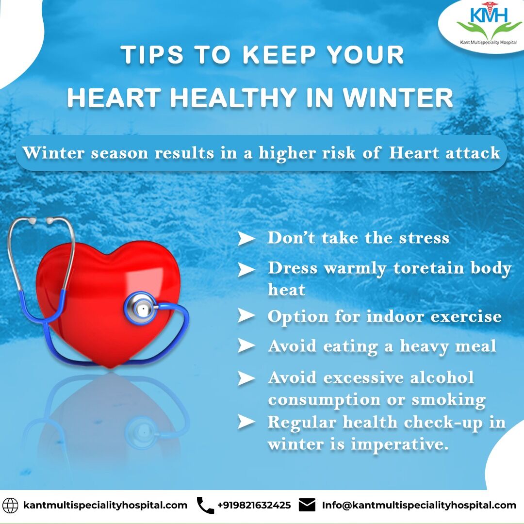 Tips to keep your heart healthy in winter.

Winter season results in a higher risk of heart attack
 
#doctor #healthytip #hospitals #hospitales #hospitalitymanagement #hospitalitylife #hospitalship  #india #delhincr #delhi   #helthyheart #Faridabad #Kantmultispecialityhospital