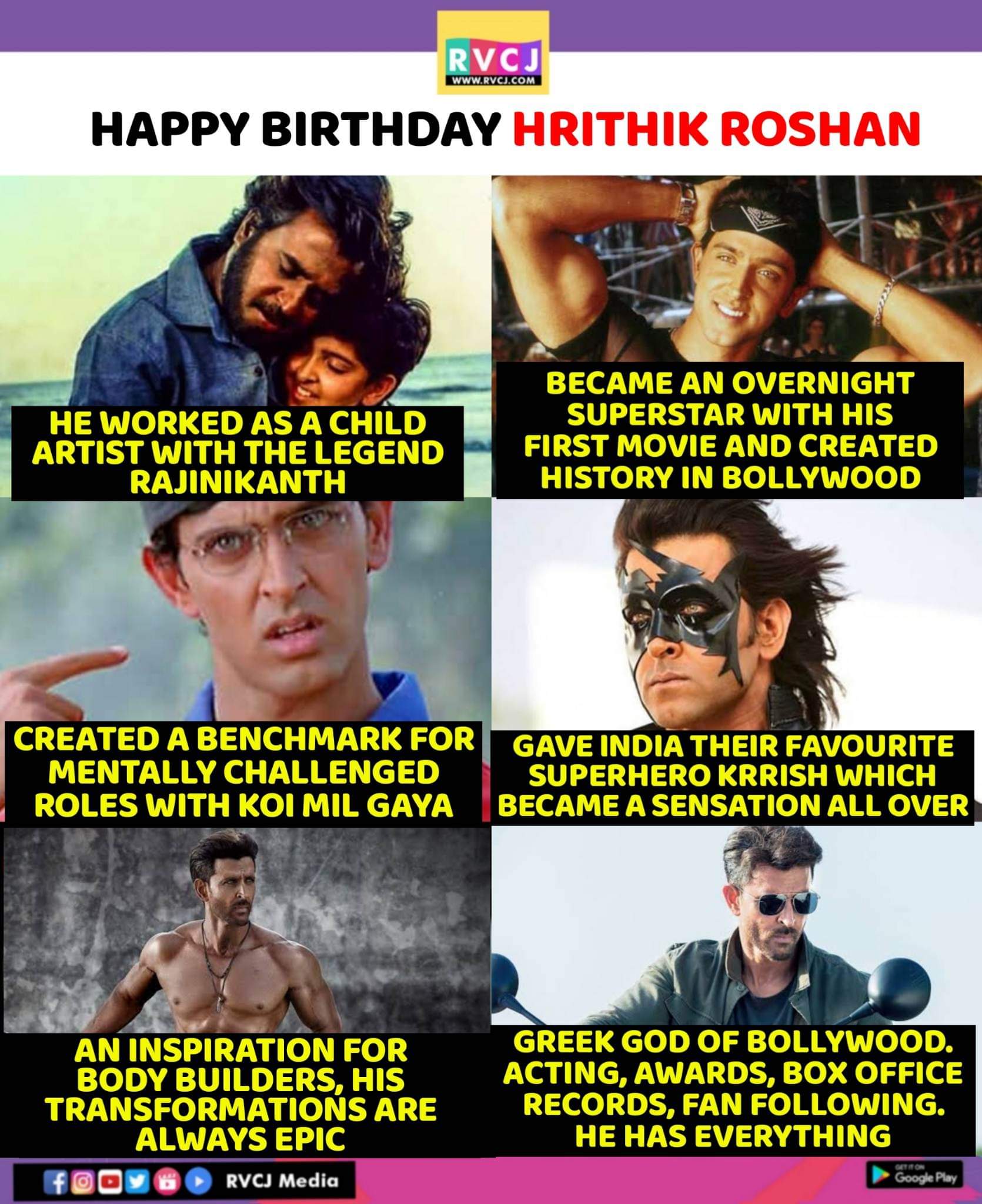 Happy Birthday Hrithik Roshan      
