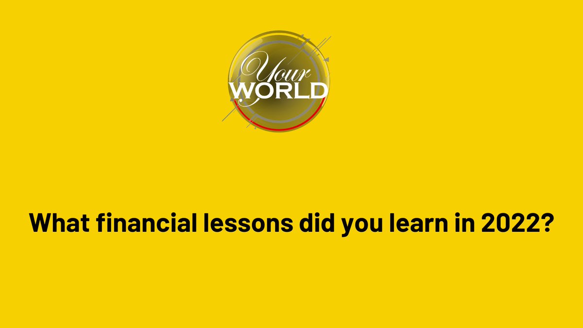 NTV Kenya (@ntvkenya) on Twitter photo QOD: What financial lessons did you learn in 2022?
Share your response with #YourWorld <a href="/lubembe_winnie/">Winnie Lubembe</a> QOD: What financial lessons did you learn in 2022?
Share your response with #YourWorld <a href="/lubembe_winnie/">Winnie Lubembe</a>