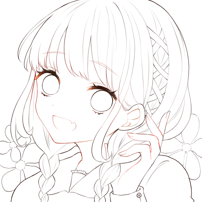 フリー線画 のイラスト マンガ作品 2 104 件 Twoucan