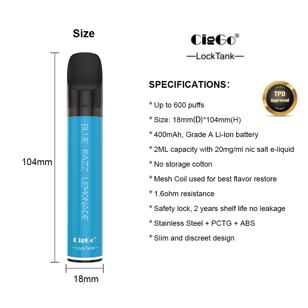 CigGo_FyHit's tweet photo. CigGo LockTank disposable. 2years shelf life no leakage. High temp and acuum shipping 100% safe. TPD approved. #vapepod #vapefunย #vapepen #hqd #vapebox #vape #vapor #vaper #vapepuff #vap #vapetank #puffbar #elfbar #vapebar #ecig #Fyhit #hipuff #opod #CigGo #vapetrick #LockTank https://t.co/uru9hSLs5C