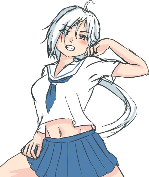 #アズレン版深夜の真剣お絵かき60分一本勝負 