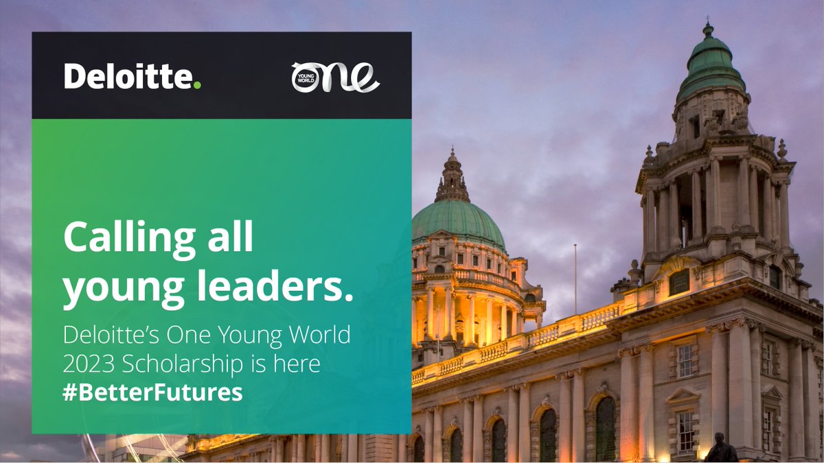 deloitte_jp's tweet image. We're excited to announce our Deloitte OYW Scholarships! 

We've proudly partnered with @OneYoungWorld to sponsor five outstanding young leaders from around the globe to attend the summit in Belfast October 2023. Apply today!
deloi.tt/3ixKxtf

#Lead2030 #ImpactThatMatters
