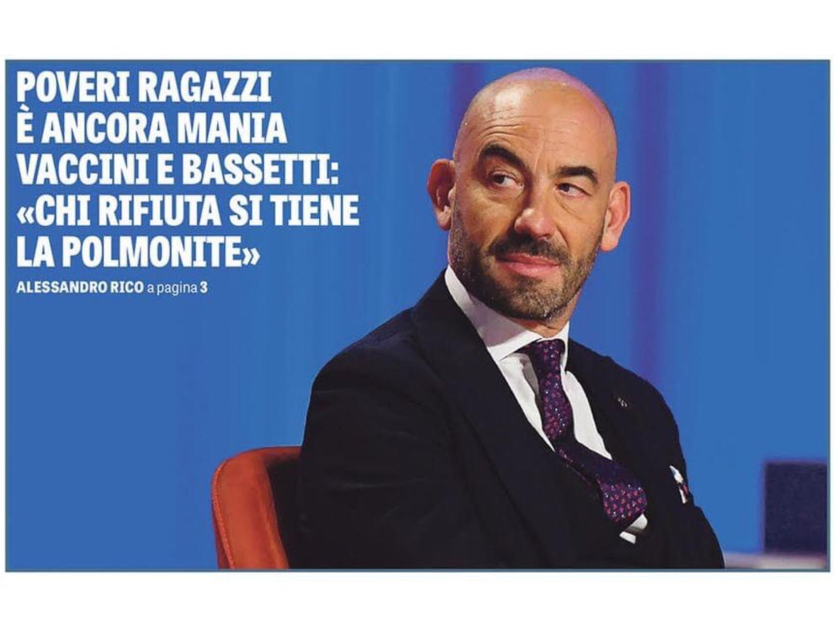 mgdj56's tweet photo. A questo punto per le #TeleVendite non so chi sia peggio dei due tra #WannaMarchi e #Bassetti?
Mi terrò la polmonite che mai avrò e buona pace alla sua scienza.
#LaVerità…un vero professore non va in #Tv a #PubblicizzareVaccini,ma va a curare i pazienti in ospedale in silenzio. https://t.co/Z1J6kLVbXc