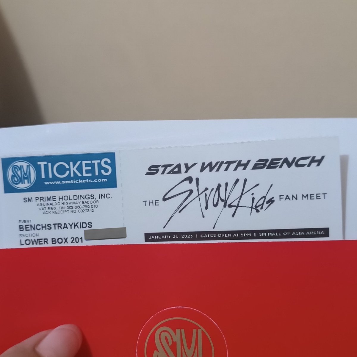j_nwoo's tweet photo. ( #BENCHxSTRAYKIDS wts lfb ph )

(1) one bench x straykids fanmeet lowerbox ticket
- ₱ 3,500 ticket + pc benefit
- lowerbox section 201
- gcash / payo
- mod: sdd / meetup
- loc: bacoor, cavite
 
rfs: inactive stay. other stays will be much more deserving to see skz. https://t.co/Q2Ko3DHsxg