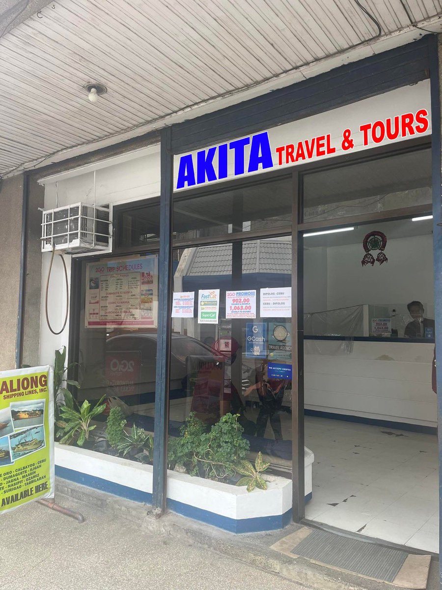 tessarockx's tweet photo. #WeAcceptCrypto #cryptopayments 
#cryptocurrency #itjustworks 

“Akita Travel &amp; Tours” Dipolog City Philippines 7100 🇵🇭. Now accepts CRYPTO “BNB” via @DataMynt 

Tessa Cruz
Business Development 
@DataMynt Philippines🇵🇭 https://t.co/Svj9Z870Xk