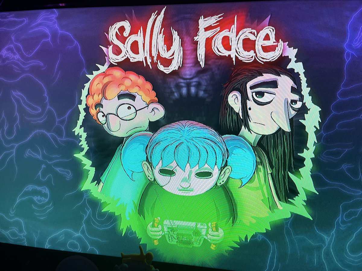 caprisunrising8's tweet photo. About to start playing💙 @PortableMoose #fifthteen #sallyface https://t.co/msYDpiKEau