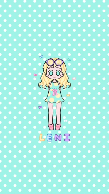 パステルガールでラウドハウスのレニ作ってみた。もっと髪型似せられればいいんだけど… 