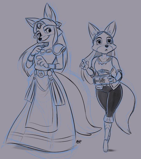 I suddenly decided to draw Maid Marian as Princess Zelda when I got an odd pain in my right thumb...Oddly enough the pain in my thumb is gone when I finished? 