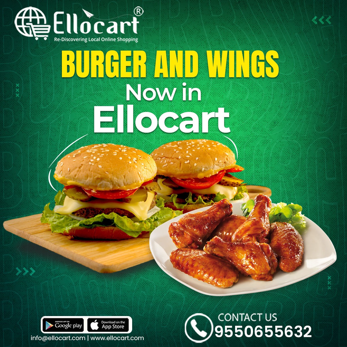 ellocart's tweet photo. Burger and Wings Now in Ellocart!!
contact: 9550655632
Download the App Now!
Playstore: https://t.co/fbFu5buHrk
App store: https://t.co/CTTXwoX5br

#Ellocart #burger #wings #now #available #offers #freedelivery #home #delivery #save #money #ecommerceapplication #downloadnow https://t.co/MkMRexP09i