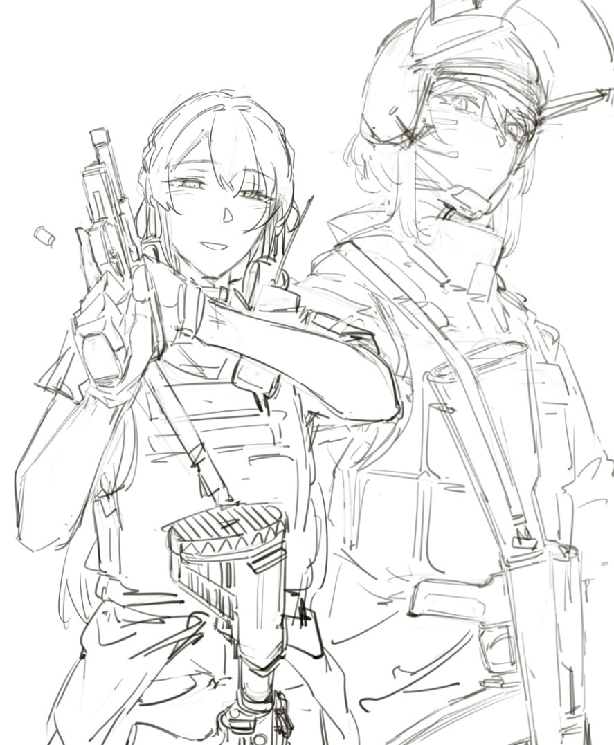 distracted doodle

HK & AK?😳 