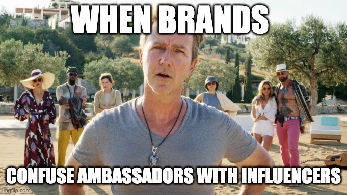 casaugc's tweet photo. Influencers ≠ Ambassadors https://t.co/Iz4gj5RlLs