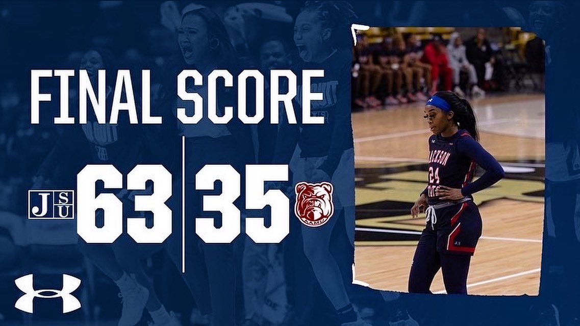 GoJSUTigersWBB's tweet image. 𝕷𝖊𝖙’𝖘 𝕶𝖊𝖊𝖕 𝖔𝖓 𝕽𝖔𝖑𝖑𝖎𝖓𝖌 🐯
Your Lady Tigers cruise past the Bulldog’s. Next stop Prairie View TX 

Lady Tigers vs Prairie View A&amp;amp;M, Jan 14 @ 3:00PM CT

#RiseTheeUnderdog 
#THEEPromise 
#InFlightMode