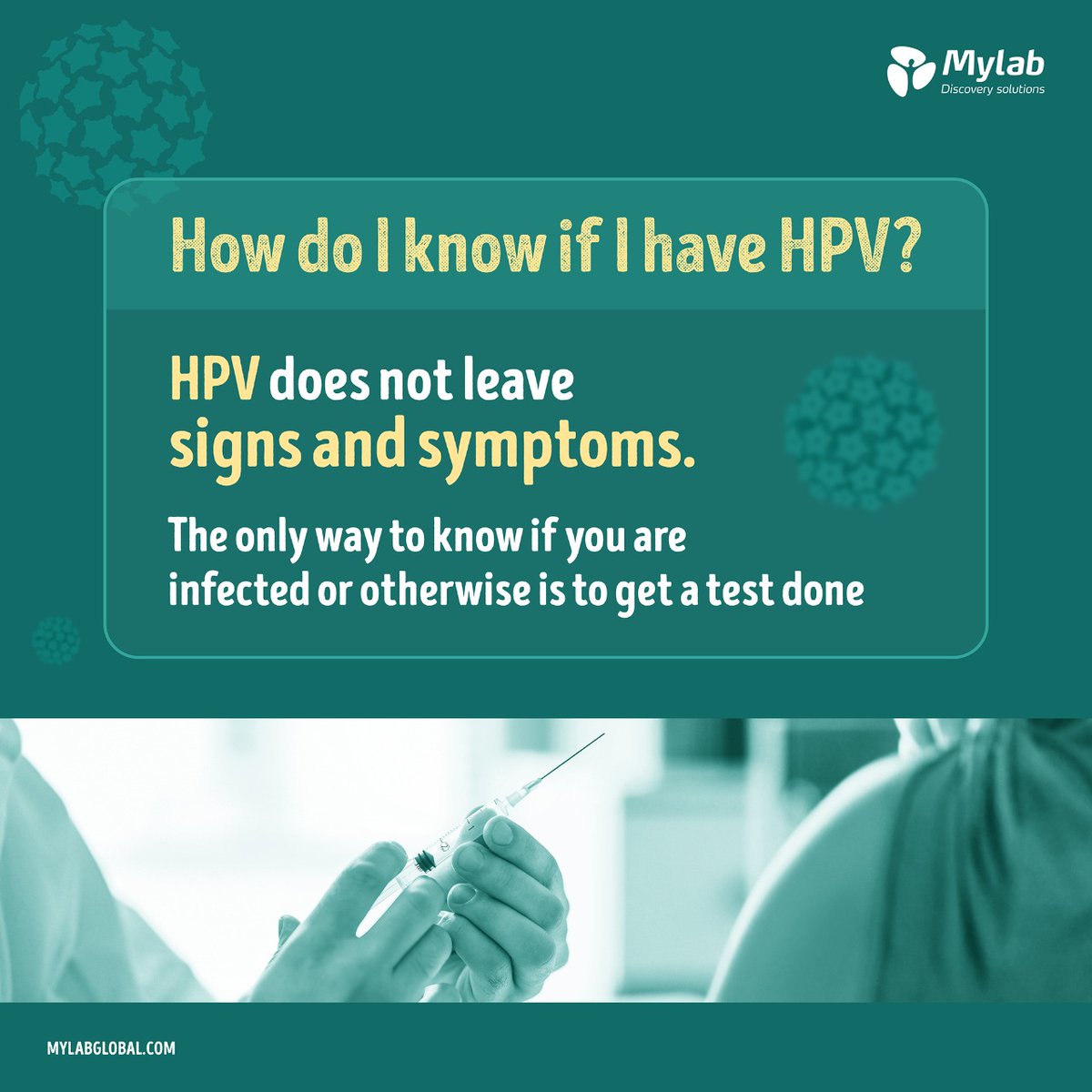 MylabSolutions's tweet photo. Most people with HPV do not know they are infected and never develop symptoms or health problems from it.
HPV tests can detect the high-risk strains of the virus that may lead to cervical cancer if left untreated.
#HPV #cervicalcancer #pathodetect #cancer #cervicalcancer https://t.co/QusdMglPUc