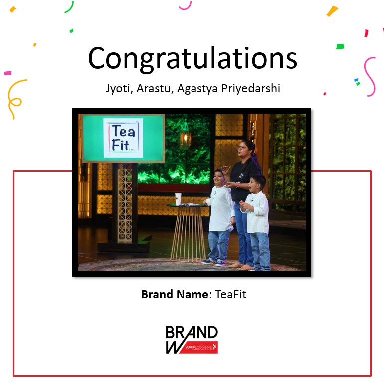 brand_wand's tweet photo. Congratulations Jyoti Bharadwaj for your deal at Shark Tank India

.
.
#SharkTank #SharkTankIndia #SharkTankIndiaSeason2 #TeaFit #SugarFreeTea #HerbalTea #Startups #Investment #Funding  #StartupBusiness #StartupIndia #StartupAgency #Brandwand https://t.co/4pZ8ldsBkT