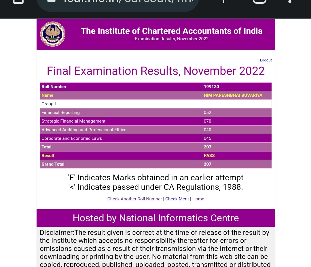 hbuvariya's tweet photo. Finally CA Him Buvariya!🥳🥳

#icairesults #caresults #CharteredAccountant https://t.co/UGOP0H2QsC