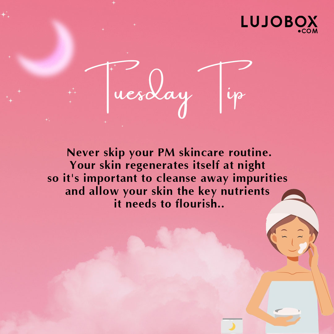 Nighttime is the time when your skin naturally repairs itself, so your nighttime routine should focus on treatment and nourishing your skin.

#skincare #beauty #happiness #skincareroutine #makeup #skinluxury #skincareregimen #skincareproducts #selfcare #skincaretips