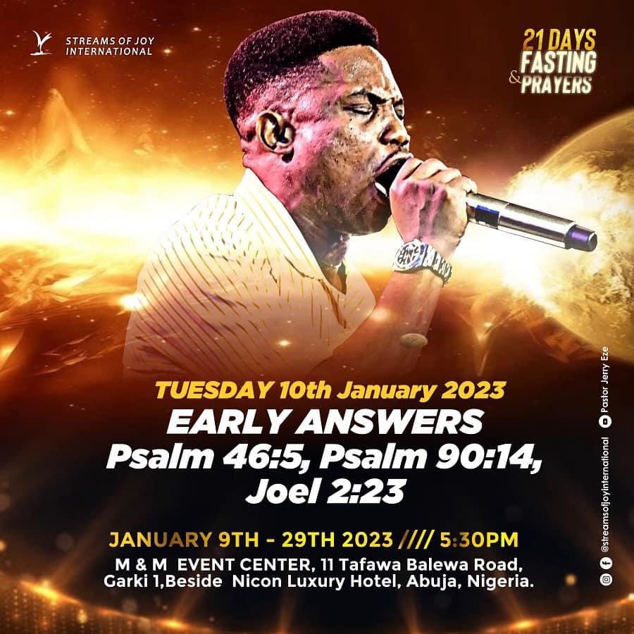 chocoladeice's tweet image. DAY TWO🔥🔥

Burning and Shining Lights, we go again today!!

Our Day 2 Prayer Focus is for “EARLY ANSWERS”

Read/Study/Meditate -Psalm 46:5, Psalm 90:14, Joel 2:23 

Child of God, Pray!!🧎‍♂️

Receive the Grace and Strength you need for Today🔥

#NSPPD 
#streamsofjoyinternational
