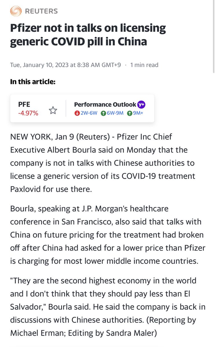 ferntrino's tweet photo. 终于看明白了是什么目标价格让辉瑞望而却步了：

辉瑞表示『他们是世界第二大经济体，我认为他们的价格不应该比萨尔瓦多还低』。

萨尔瓦多是什么样水准的国家？比较下人均GDP吧。

原来辉瑞敲竹杠敲到了这个地步，可以说是丧尽天良、人神共怒了。 https://t.co/IcMQy84qK6