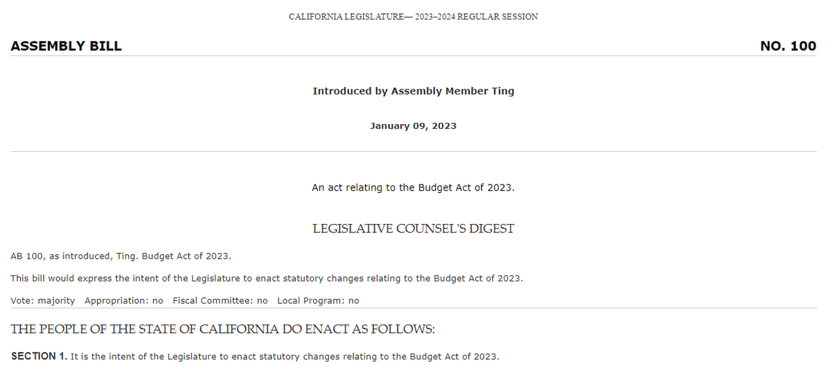 lancelands's tweet photo. Not sure what the #caleg needs (ultimately) 242 budget spot bills for...but I am sure there will be many absurd #shellgames.
And with 31 new members this year, let the kibuki theater begin.
I predict not good things for the California taxpayer. https://t.co/RY2sYKA6B9