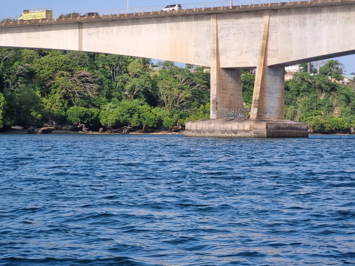 PwaniTribune's tweet image. I spotted this written under the Kilifi Bridge, &quot;Vidze ko&quot; meaning &quot;Vipi huko&quot;?😄