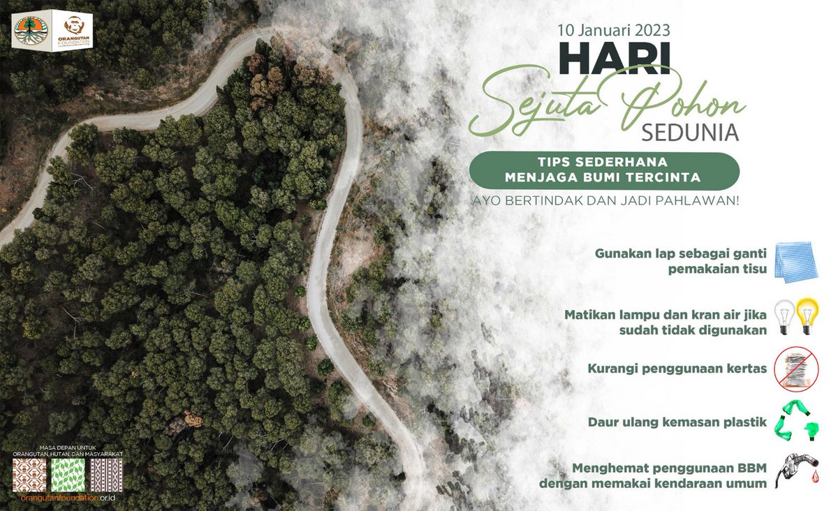 OF_UKIndonesia's tweet photo. Keberadaan pohon sangatlah penting untuk menjaga keseimbangan kehidupan di alam. Penebangan liar akan sangat memberikan dampak buruk bagi kehidupan. Salah satu contoh dampak merugikan dari penebangan liar adalah adanya pemanasan global. https://t.co/GcgoTdDscR