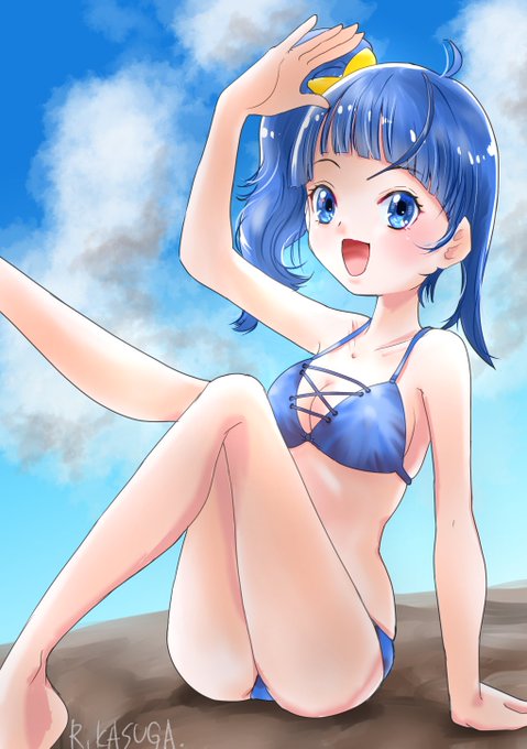 ソラ・ハレワタールちゃん水着
#ひろがるスカイプリキュア
#ソラ・ハレワタール 