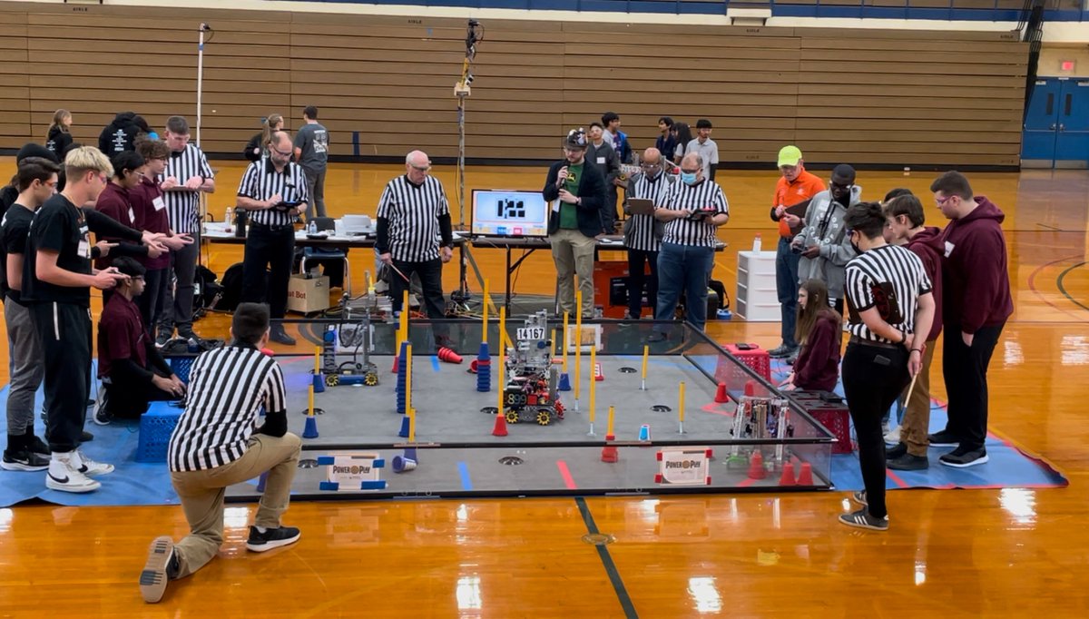 HowRobotics's tweet image. Meet 3 was a definitely a stern test for Sprint 7. We improved a lot and we achieved our main objective of going into the league tournament on February 4 as one of the top ranked teams.

Link to YouTube video: youtu.be/ijPaxBoU8as
-
-
#FTC #PowerPlay #Robotics #STEM #learning