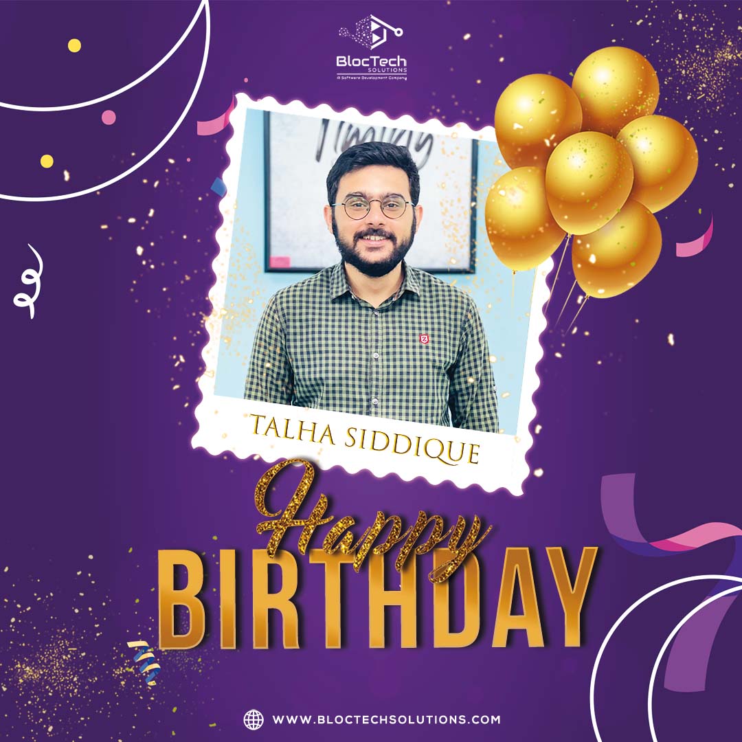 bloctechsol's tweet image. Blow the candle and feel the contentment swirling around!

 @bloctechsol  wish Mr. Talha Mughal joys of a birthday and cheers of triumphs. You as a Developer and innovator on our team are laying the foundation of Team Win. 

#bloctechsolutions #bts #happybirthday #events