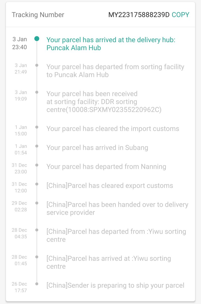 syahrulnasrin's tweet image. #shopeeexpress @ShopeeMY sampai bile nak peram ya?