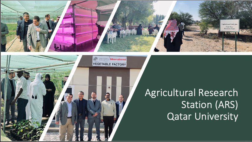 CAM_Qatar's tweet photo. CAM and other relevant #QU faculty, under the leadership of Prof. Mariam Al-Maadeed (VP for Research &amp; Graduate Studies) took a field trip to #Qatar University's Agricultural Research Station (ARS) with members of the ARS team organized by the Office of VP for #Research &amp; GS. https://t.co/OoQFm6MVWU