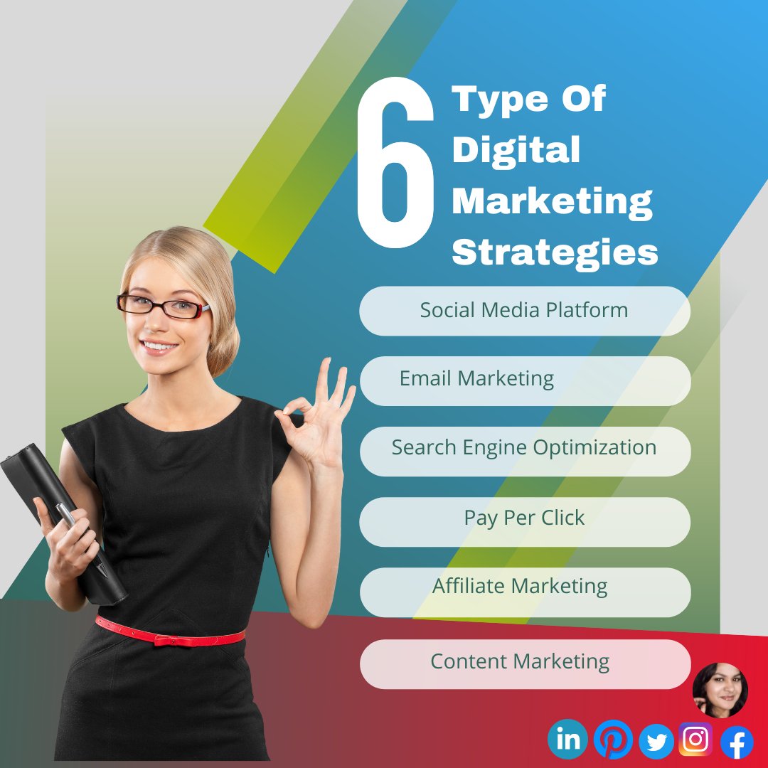 👍6 type of digital marketing strategies.
#smm #digitalmedia #marketing #tips #digitalmarketing #seo