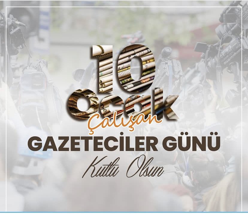 Doğru, ilkeli ve tarafsız gazetecilik anlayışı ile zor şartlarda dahi fedakarca görev yapan, her daim kamu yararını gözeten değerli basın mensuplarımızın, 10 Ocak Çalışan Gazeteciler Gününü kutluyor, çalışma hayatlarında başarılar diliyorum.