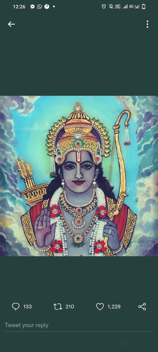 Chandra24197896's tweet photo. जय श्री राम https://t.co/bPhQAOS3Xj