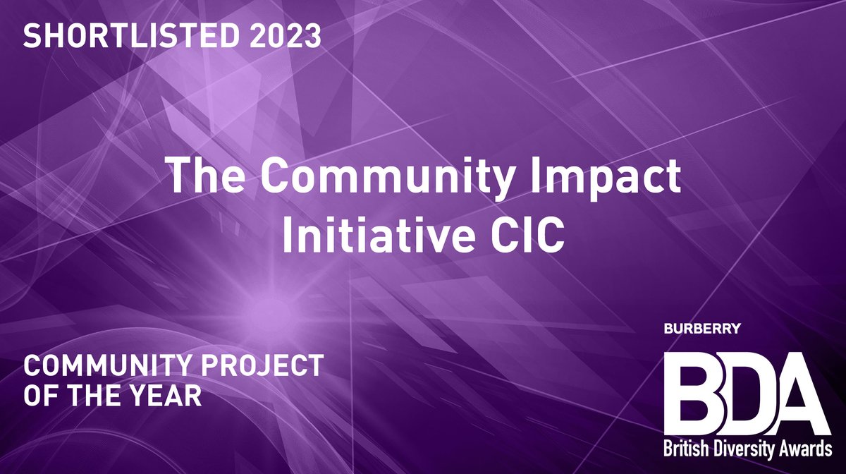 TheCiiUK's tweet photo. We are proud to have been shortlisted in the Community Project of the Year category at @britDiversity Awards 2023. View the whole shortlist https://t.co/iU4MJaMmeg #BDA23 #BurberryBritishDiversityAwards https://t.co/BgBySQwCYV