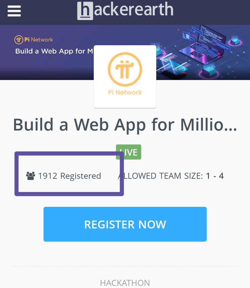 DanMarBuenaven1's tweet photo. This is huge, Pi Hackaton has 1912 registered projects. Wishing for the success of Pi Hackaton projects.
https://t.co/hxiHLDPkJv
#PiNetwork #Mainnet #PiHackaton https://t.co/A0QntWtFmQ