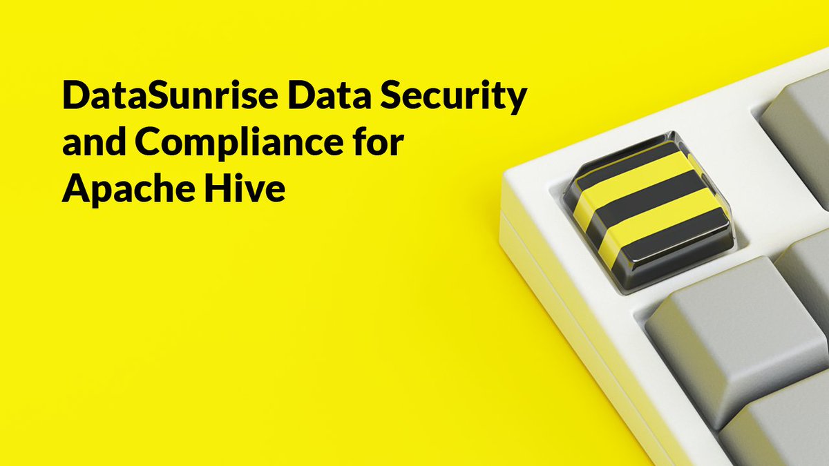 #DataSunrise for Apache Hive secures sensitive data from attackers and malicious insiders, masks it in accordance with user privileges, and keep it in compliance with regulatory requirements. Find out more 👇
bit.ly/3iTFWS1

#ApacheHive #cybersecurity #compliance