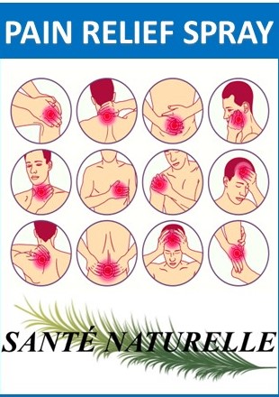 Sante Naturelle Pain Relief Spray (700/= per bottle) when sprayed on the skin at the site of Pain rapidly treats muscle and joint pains, spasms, discomfort and aches for a Pain Free Life. To Buy - Call or WhatsApp 0717-860-788