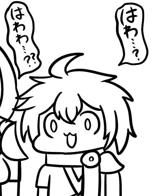 描き慣れるにつれて可愛く無くなってくうちの旅人くん見て 