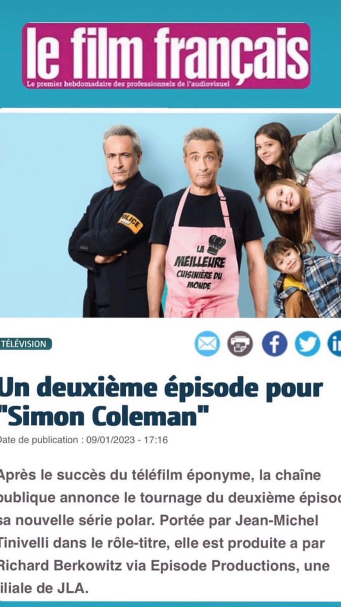 jmtinivelli's tweet photo. La suite #tournage #fiction #tonton #poulet #simoncoleman #reprise #france2 #episodeprod @copin_nico @jmtinivelli https://t.co/myQgWfm665