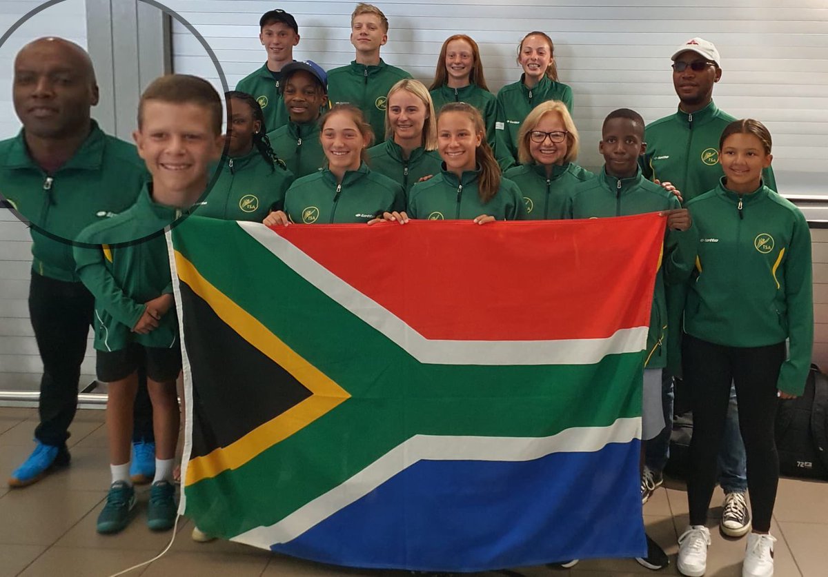 I’m so happy for my tennis club mates, JP Snyman, Sabelo Mathebula, who are representing 🇿🇦 as player and coach, respectively at the Southern African Junior Championships in Harare. 📸 @TennisSA