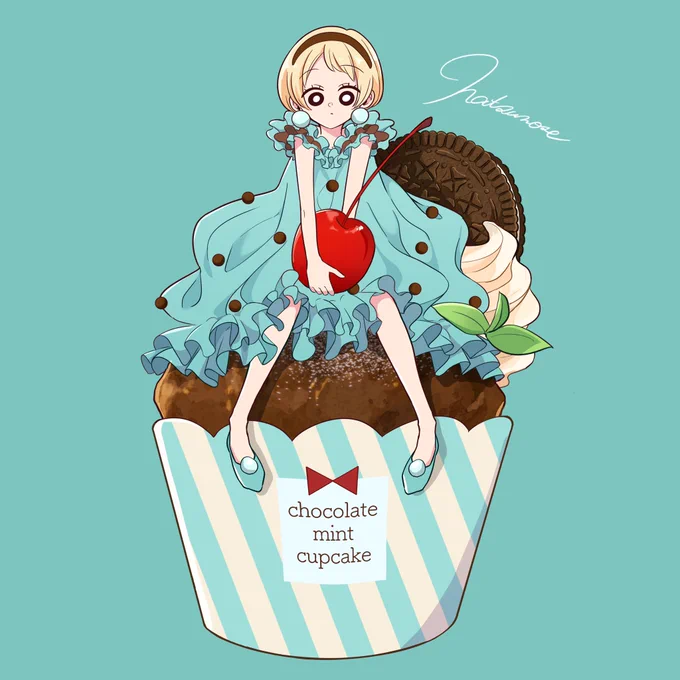 いちご×チョコミント 