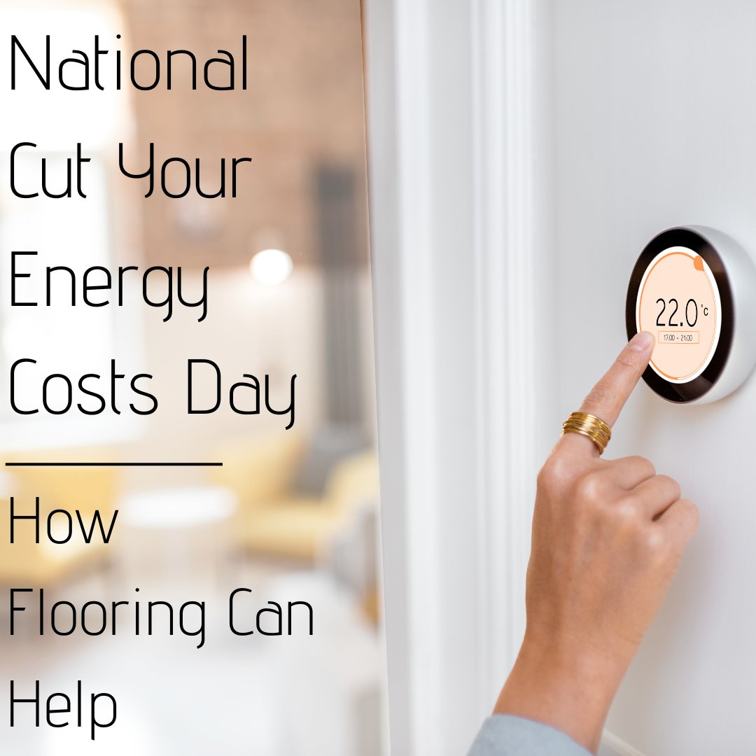 WallBrosCarpets's tweet image. It's #NationalCutYourEnergyCostsDay today, here are three ways #flooring can help:

1. Choose a good #underlay
2. Choose a flooring that can have underfloor heating
3. Choose warm materials

Speak to our team about the best flooring to help with your #EnergyCosts.
