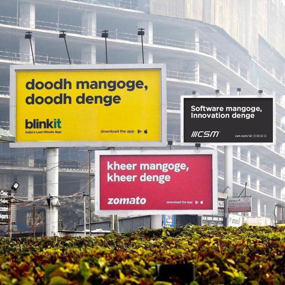 CSMTechnologies's tweet photo. ✨ We are aboard the brand collab train.
💫 Innovation is what drives the delivery at CSM.

#topicaltrend #brandwars #breakingthoughtbarriers #billboard https://t.co/3WtQcgTA9b