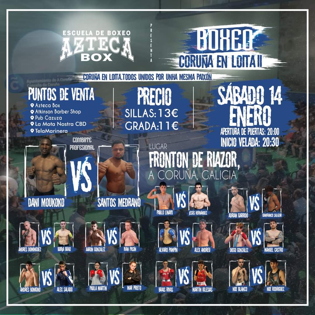 Proximiatv's tweet photo. šŖ Ā”PRIMERA VELADA DE 2023 EN ESPAĆA Y LA TENDREMOS EN PROXIMIATV
RECORDAD :
El evento se podrĆ” seguir desde cualquier parte del mundo š
En directo o para ver bajo demanda
https://t.co/24SUF3m4Ys
#BoxeoProximia
#boxeo #BoxeoEspaƱol #aztecabox #ACoruƱa https://t.co/18mp2jb1Wk
