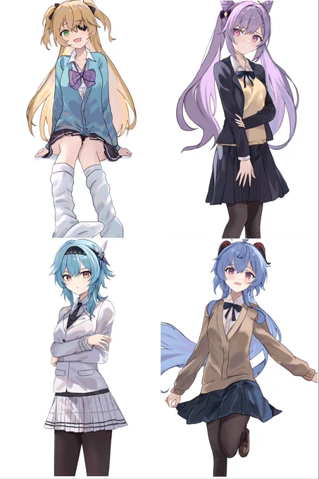 制服まとめ#原神 #GenshinImpact 