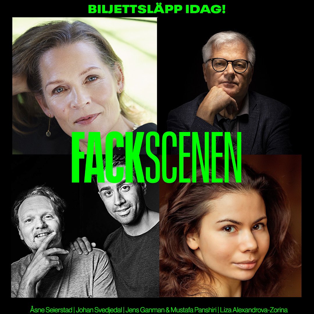 Samtal & debatt Kulturhuset Stadsteatern (@kulturhusetsth) on Twitter photo Fackscenens vårprogram är här! 🌱<a href="/AsneSeierstad/">Åsne Seierstad</a> om Afghanistan! Johan Svedjedal om Harry Martinson! <a href="/JensGanman/">JensGanman</a> &@Panshiri_M om Sverige efter valet! Hemlig granskning av ryska parallelsamhällen <a href="/LizaAlZorina/">Liza Aleksandrova-Zorina</a>! kulturhusetstadsteatern.se/fackscenen Fackscenens vårprogram är här! 🌱<a href="/AsneSeierstad/">Åsne Seierstad</a> om Afghanistan! Johan Svedjedal om Harry Martinson! <a href="/JensGanman/">JensGanman</a> &@Panshiri_M om Sverige efter valet! Hemlig granskning av ryska parallelsamhällen <a href="/LizaAlZorina/">Liza Aleksandrova-Zorina</a>! kulturhusetstadsteatern.se/fackscenen
