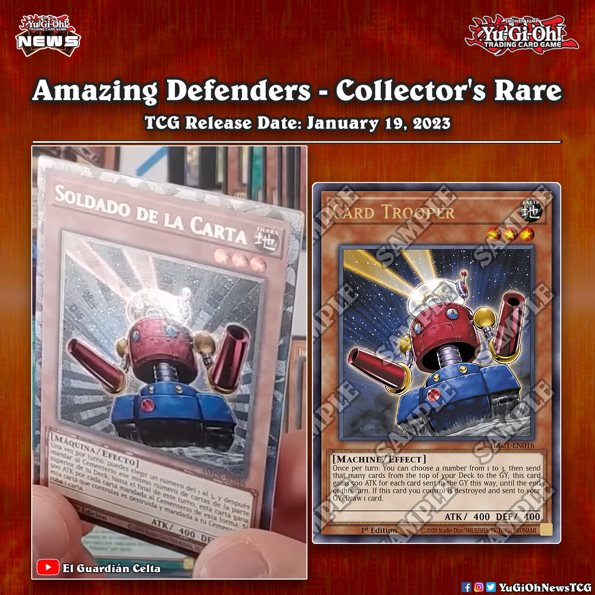 YuGiOh News on Twitter " 𝗔𝗺𝗮𝘇𝗶𝗻𝗴 𝗗𝗲𝗳𝗲𝗻𝗱𝗲𝗿𝘀 The 13th TCG Collector’s