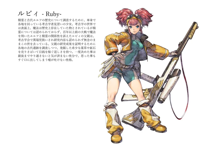 #TwilightofTheSpirits100回でも言うけど水星ガンダムが発表される前に描いてたキャラなのでお許しをww(おジャ魔女どれみとスペースチャンネル5を参考にしてるよ)性格はチュチュよりもうちょっと頭が回るナミさんとかヨーコみたいな感じのイメージです 
